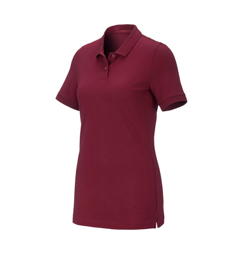 Tričká, pulóvre a košele: Piqué tričko e.s. cotton stretch, dámske + bordová 2