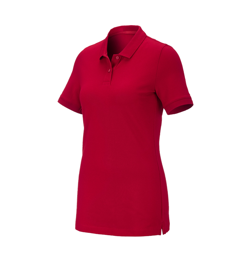 Tričká, pulóvre a košele: Piqué tričko e.s. cotton stretch, dámske + ohnivá červená 2