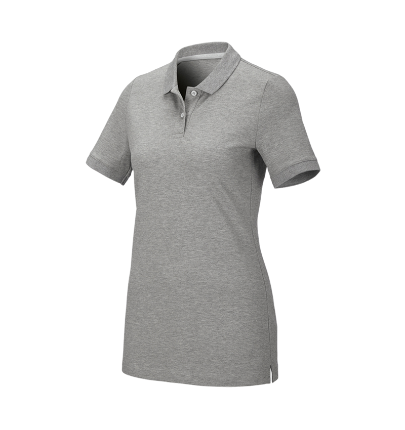 Témy: Piqué tričko e.s. cotton stretch, dámske + sivá melírovaná 2
