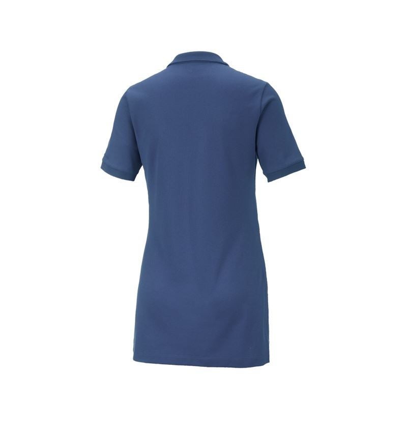 Témy: Piqué tričko e.s. cotton stretch,dámske, long fit + kobaltová 3