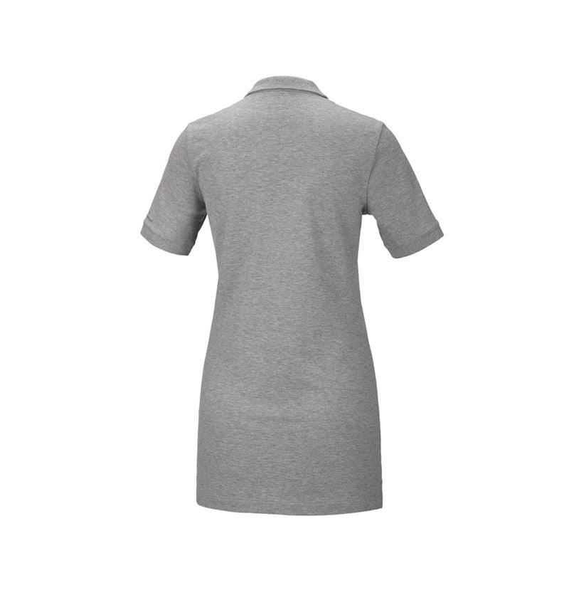 Tričká, pulóvre a košele: Piqué tričko e.s. cotton stretch,dámske, long fit + sivá melírovaná 3