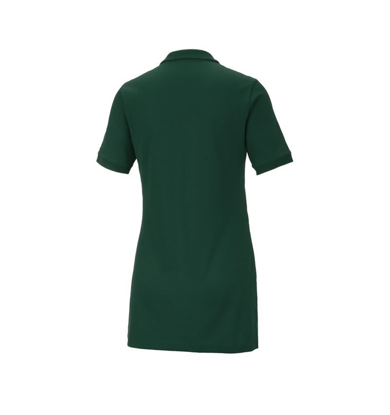 Tričká, pulóvre a košele: Piqué tričko e.s. cotton stretch,dámske, long fit + zelená 3