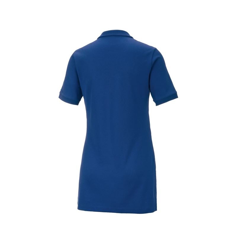 Inštalatér: Piqué tričko e.s. cotton stretch,dámske, long fit + nevadzovo modrá 3