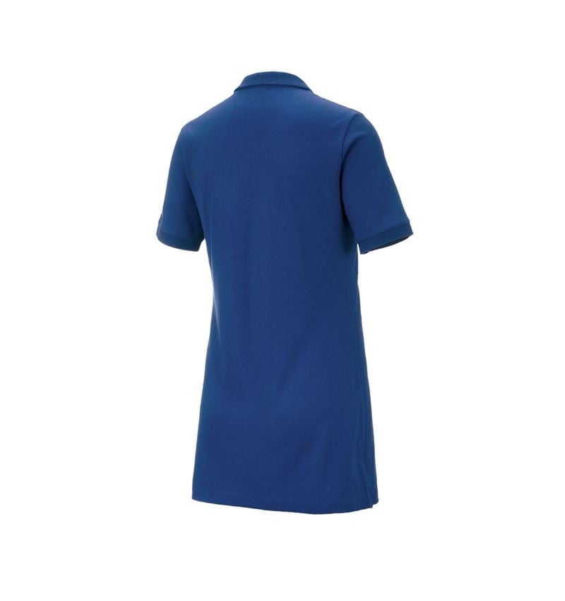 Témy: Piqué tričko e.s. cotton stretch,dámske, long fit + alkalická modrá 3