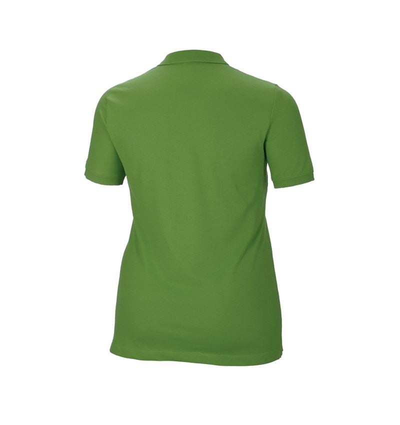 Témy: Piqué tričko e.s. cotton stretch, dámske, plus fit + morská zelená 3