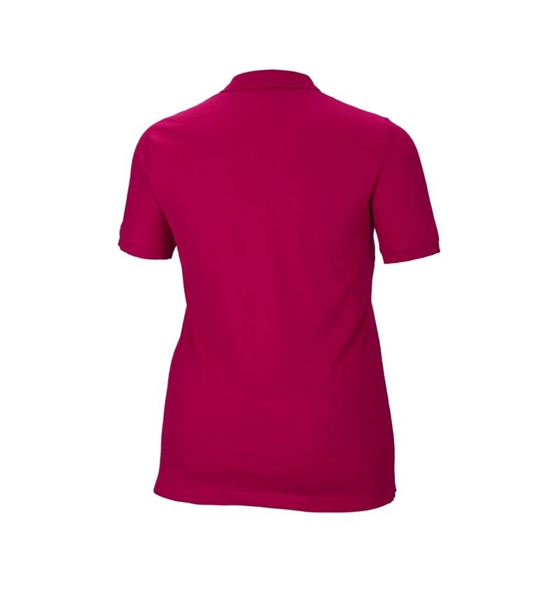 Témy: Piqué tričko e.s. cotton stretch, dámske, plus fit + bobuľová 3