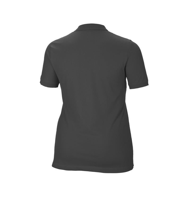 Témy: Piqué tričko e.s. cotton stretch, dámske, plus fit + antracitová 3