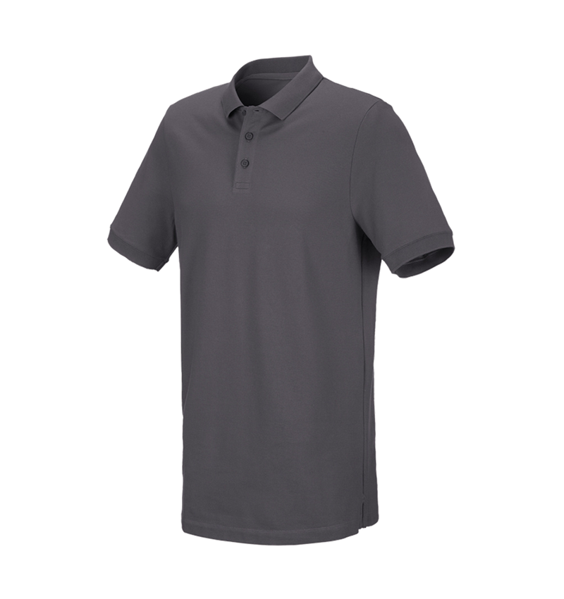Tričká, pulóvre a košele: Piqué tričko e.s. cotton stretch, long fit + antracitová 2