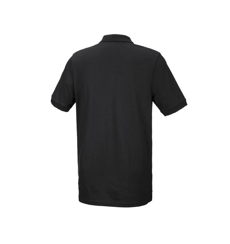 Tričká, pulóvre a košele: Piqué tričko e.s. cotton stretch, long fit + čierna 3