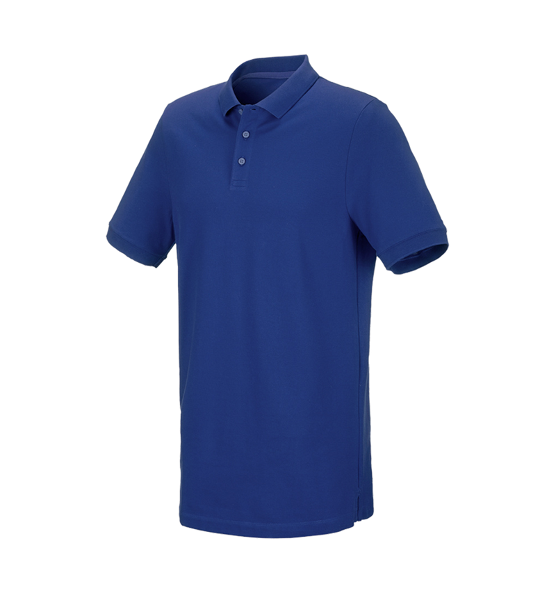 Tričká, pulóvre a košele: Piqué tričko e.s. cotton stretch, long fit + nevadzovo modrá 2