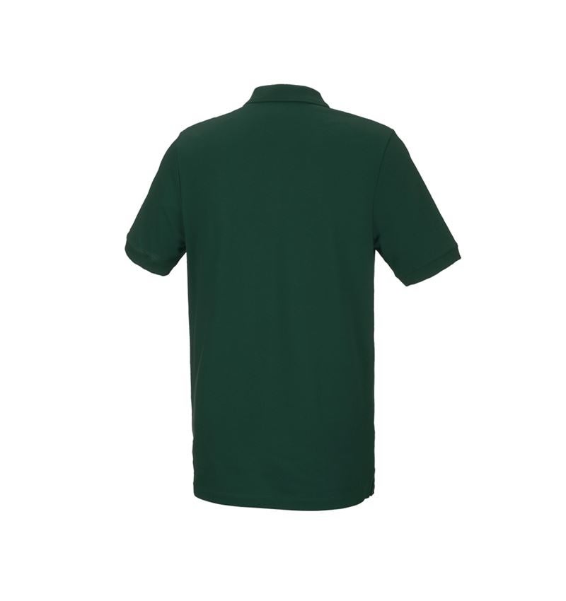 Témy: Piqué tričko e.s. cotton stretch, long fit + zelená 3