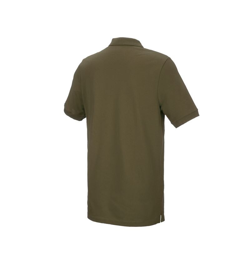 Tričká, pulóvre a košele: Piqué tričko e.s. cotton stretch, long fit + bahenná zelená 3