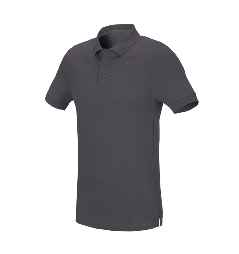 Tričká, pulóvre a košele: Piqué tričko e.s. cotton stretch, slim fit + antracitová 2