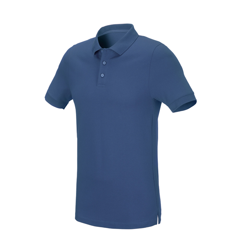 Témy: Piqué tričko e.s. cotton stretch, slim fit + kobaltová 2
