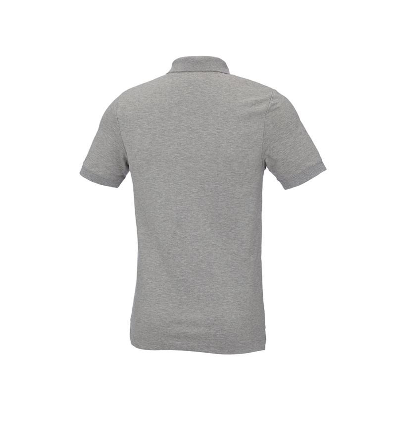 Tričká, pulóvre a košele: Piqué tričko e.s. cotton stretch, slim fit + sivá melírovaná 3
