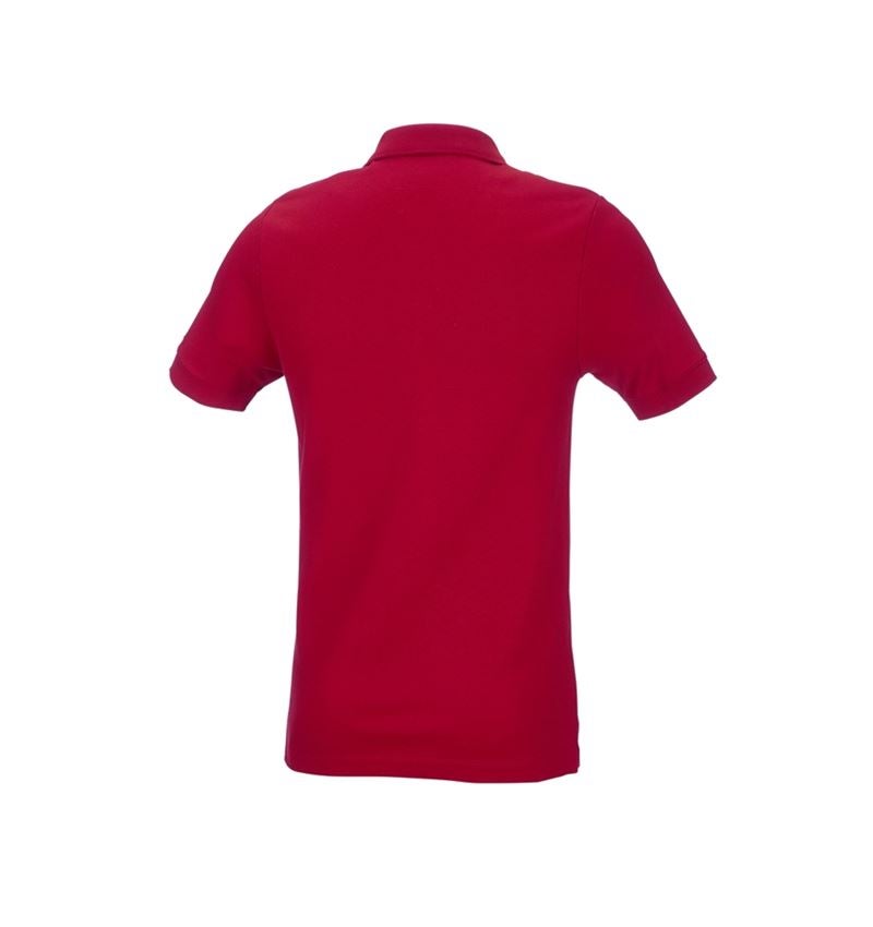 Tričká, pulóvre a košele: Piqué tričko e.s. cotton stretch, slim fit + ohnivá červená 3