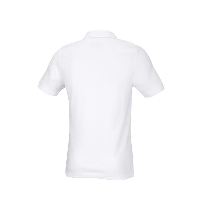 Témy: Piqué tričko e.s. cotton stretch, slim fit + biela 3