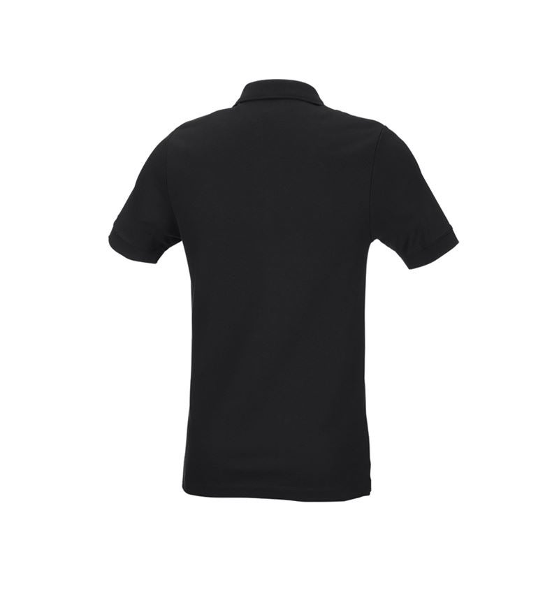 Témy: Piqué tričko e.s. cotton stretch, slim fit + čierna 3