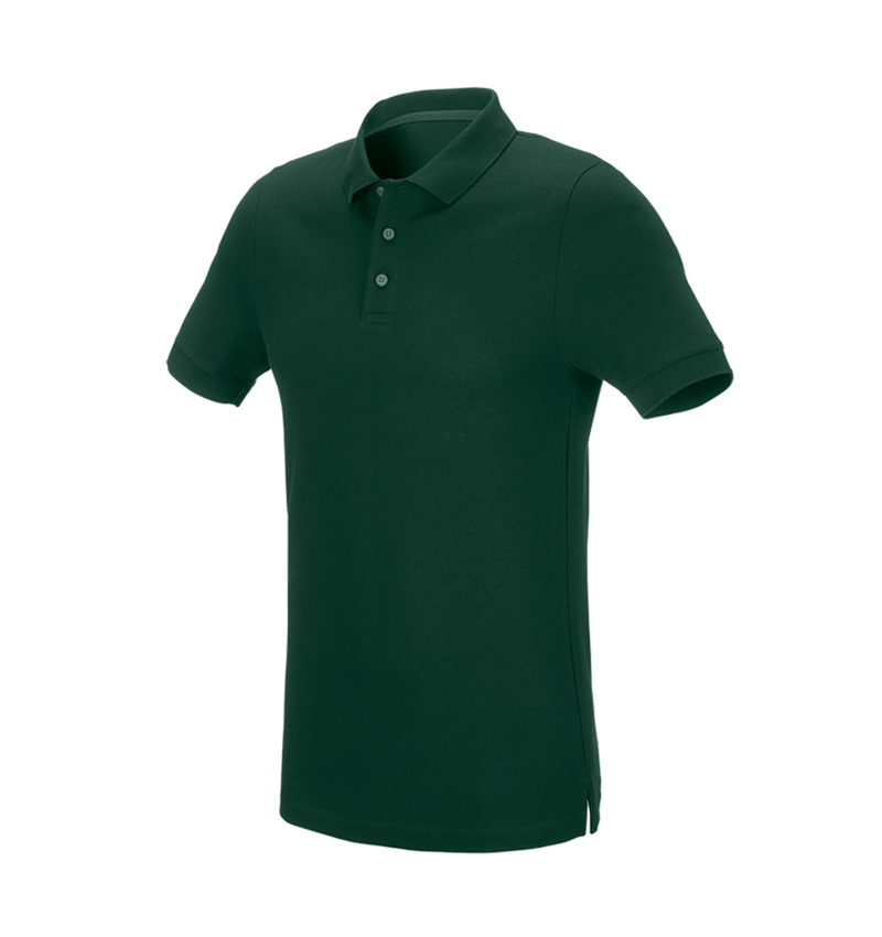 Témy: Piqué tričko e.s. cotton stretch, slim fit + zelená 2