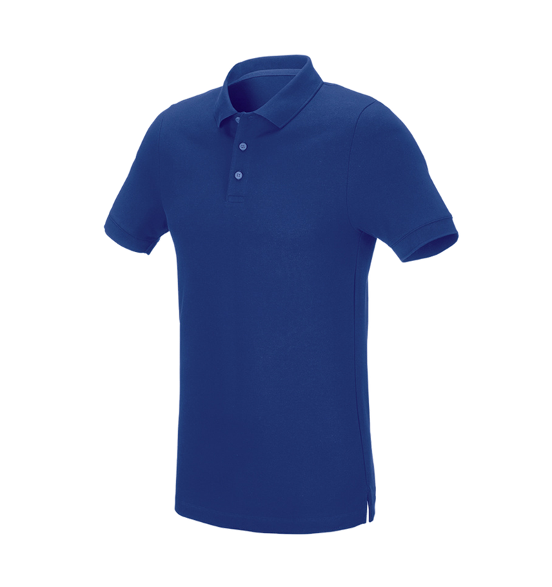 Inštalatér: Piqué tričko e.s. cotton stretch, slim fit + nevadzovo modrá 2