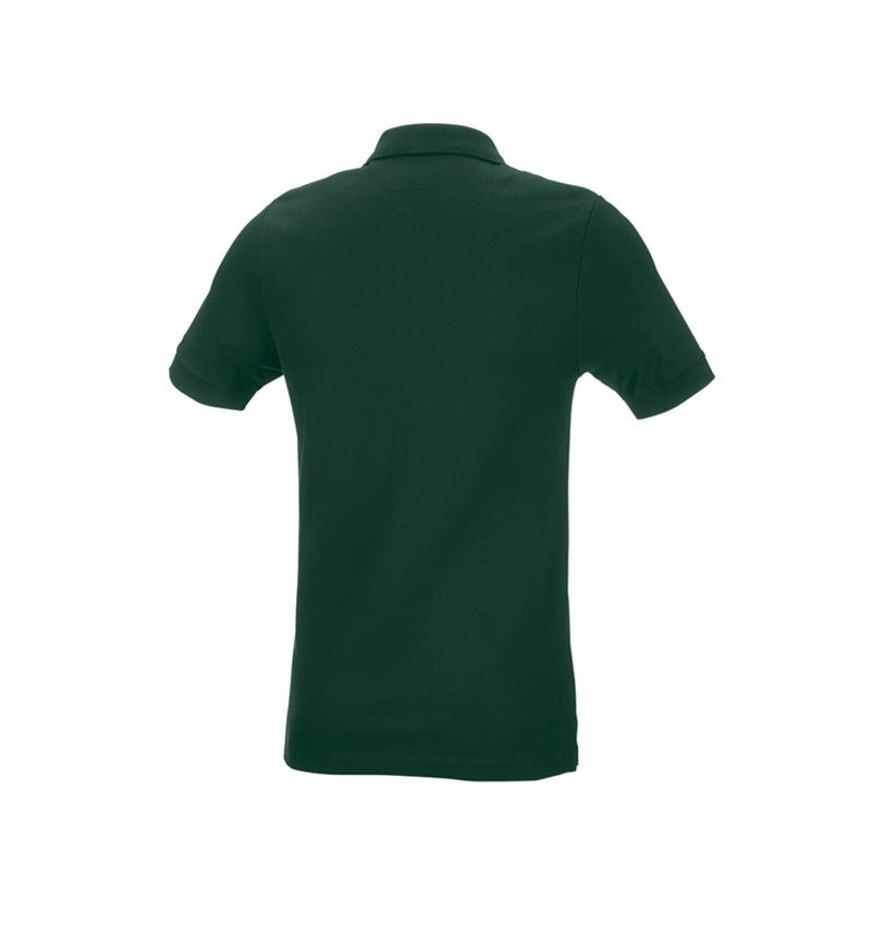 Lesníctvo / Poľnohospodárstvo: Piqué tričko e.s. cotton stretch, slim fit + zelená 3