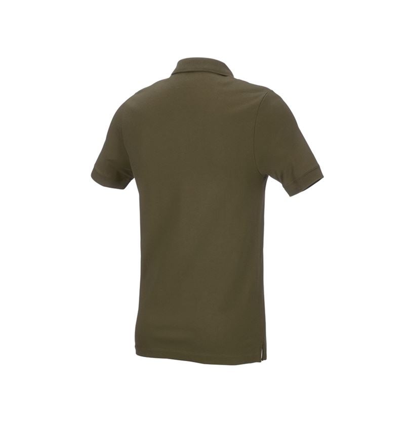 Tričká, pulóvre a košele: Piqué tričko e.s. cotton stretch, slim fit + bahenná zelená 3