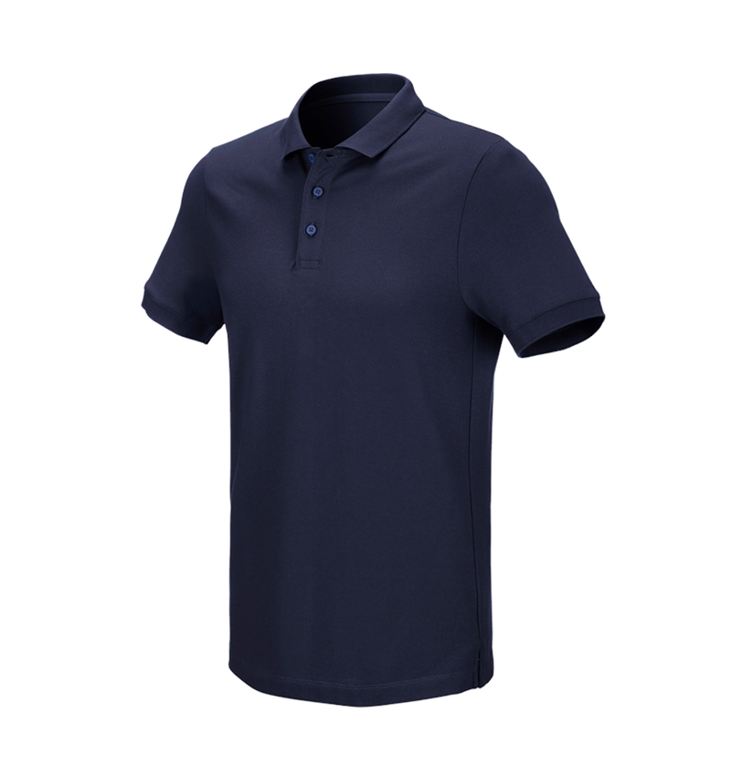 Tričká, pulóvre a košele: Piqué tričko e.s. cotton stretch + tmavomodrá 2