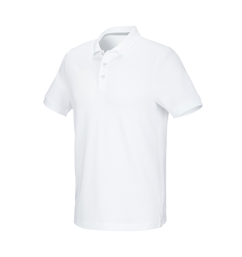 Tričká, pulóvre a košele: Piqué tričko e.s. cotton stretch + biela 3
