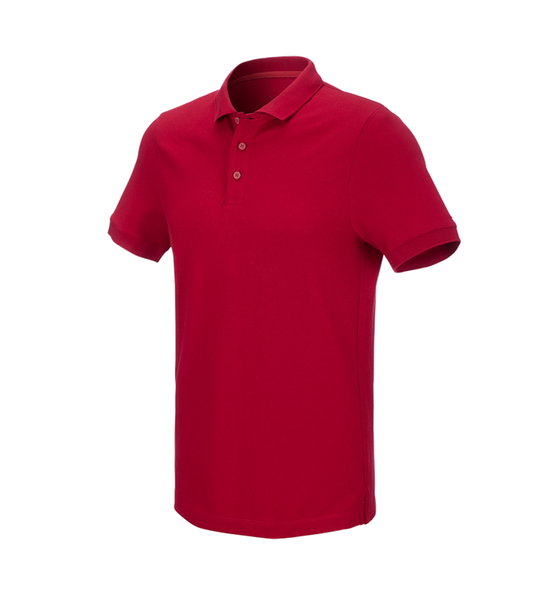 Tričká, pulóvre a košele: Piqué tričko e.s. cotton stretch + ohnivá červená 3