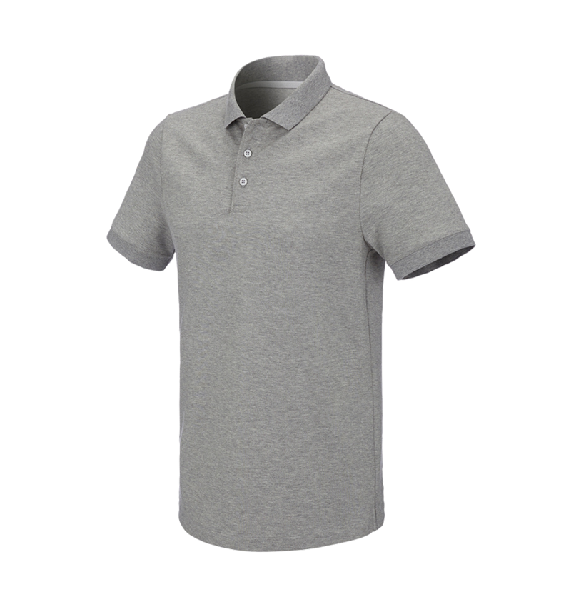 Tričká, pulóvre a košele: Piqué tričko e.s. cotton stretch + sivá melírovaná 2