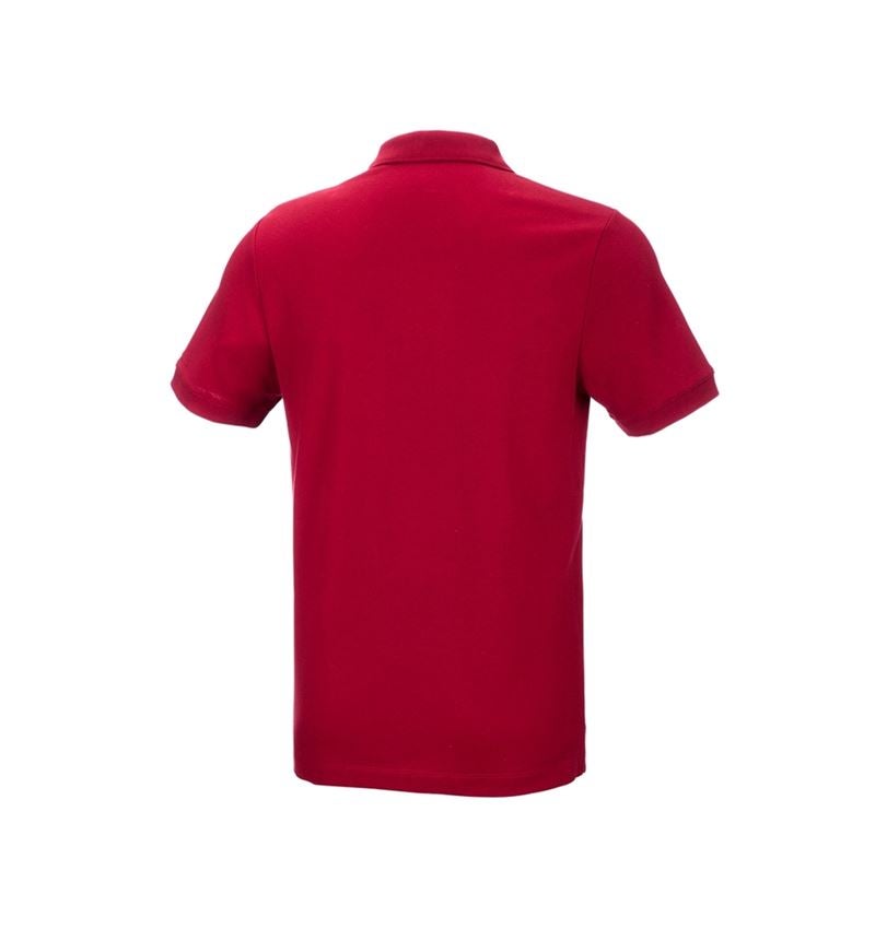 Tričká, pulóvre a košele: Piqué tričko e.s. cotton stretch + ohnivá červená 4