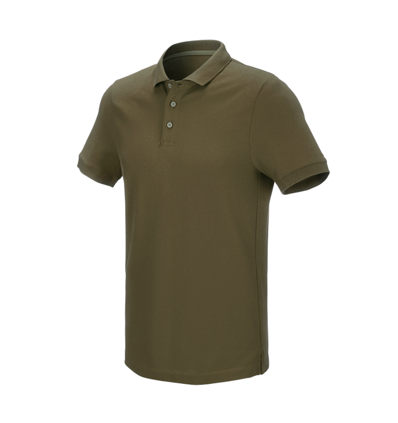 Tričká, pulóvre a košele: Piqué tričko e.s. cotton stretch + bahenná zelená 2