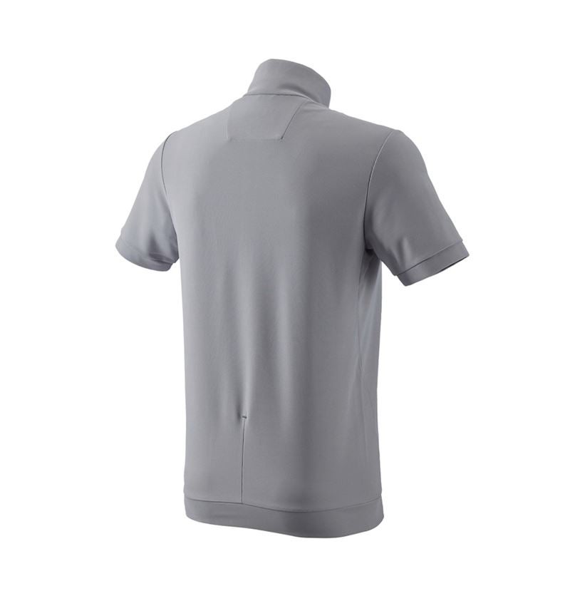 Tričká, pulóvre a košele: Funkčné tričko e.s. ZIP UV + platinová/antracitová 4