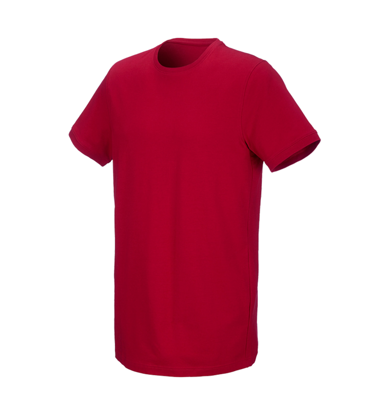 Tričká, pulóvre a košele: Tričko e.s. cotton stretch, long fit + ohnivá červená 2