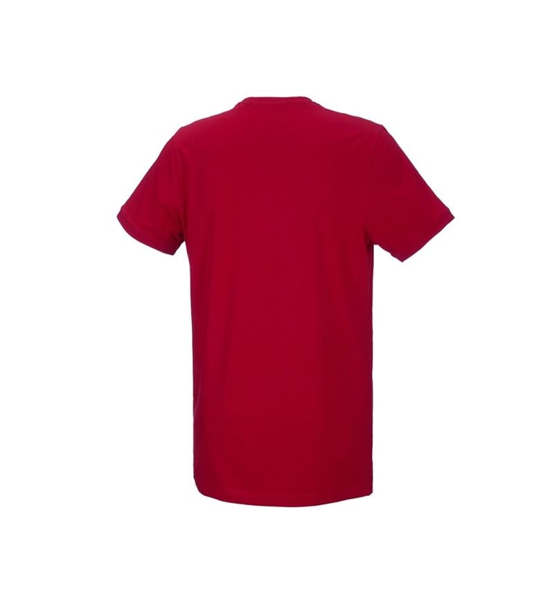 Tričká, pulóvre a košele: Tričko e.s. cotton stretch, long fit + ohnivá červená 3