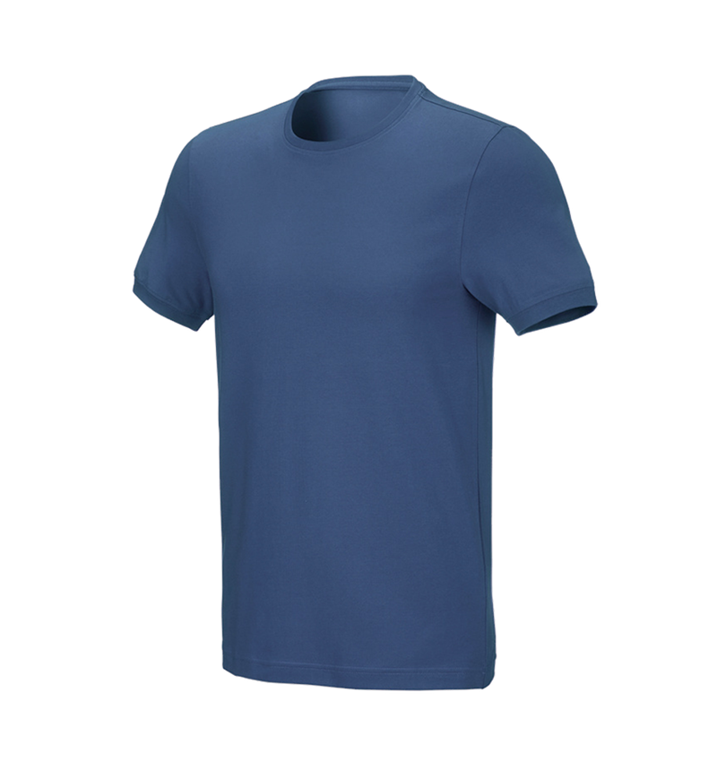 Tričká, pulóvre a košele: Tričko e.s. cotton stretch, slim fit + kobaltová 2