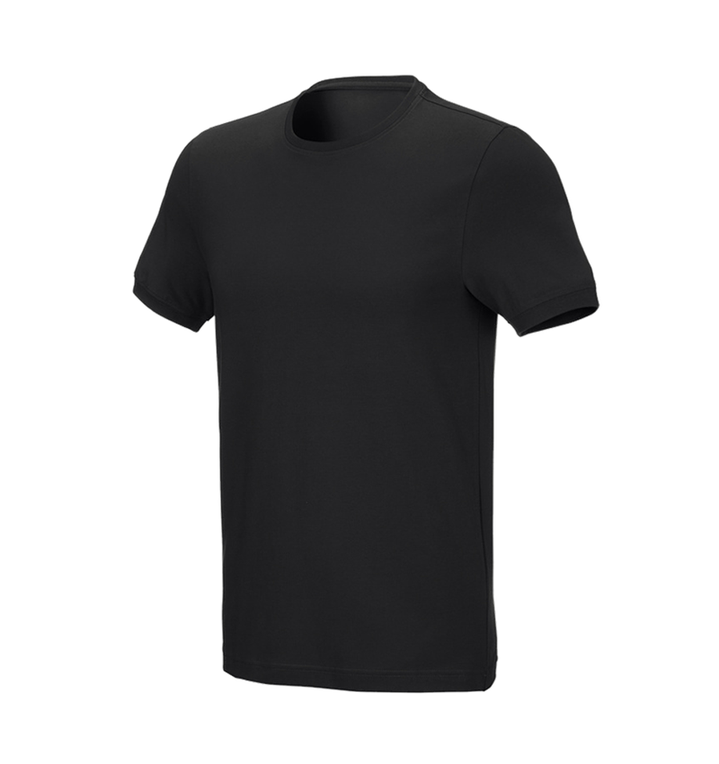 Tričká, pulóvre a košele: Tričko e.s. cotton stretch, slim fit + čierna 2