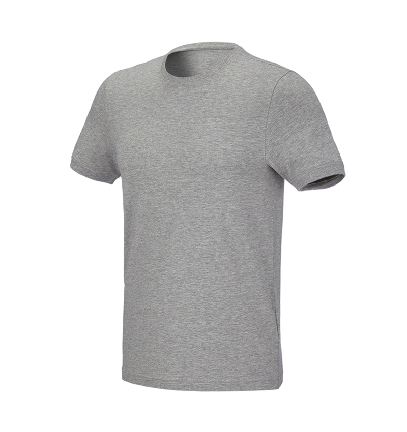 Tričká, pulóvre a košele: Tričko e.s. cotton stretch, slim fit + sivá melírovaná 2