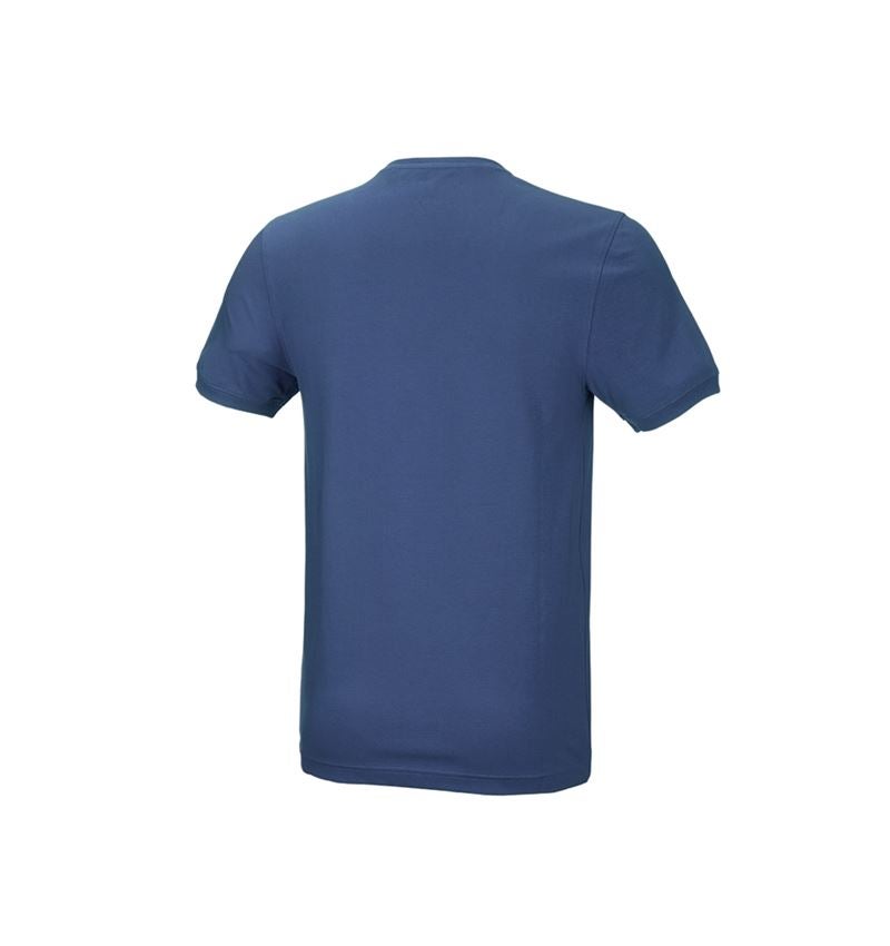 Tričká, pulóvre a košele: Tričko e.s. cotton stretch, slim fit + kobaltová 3
