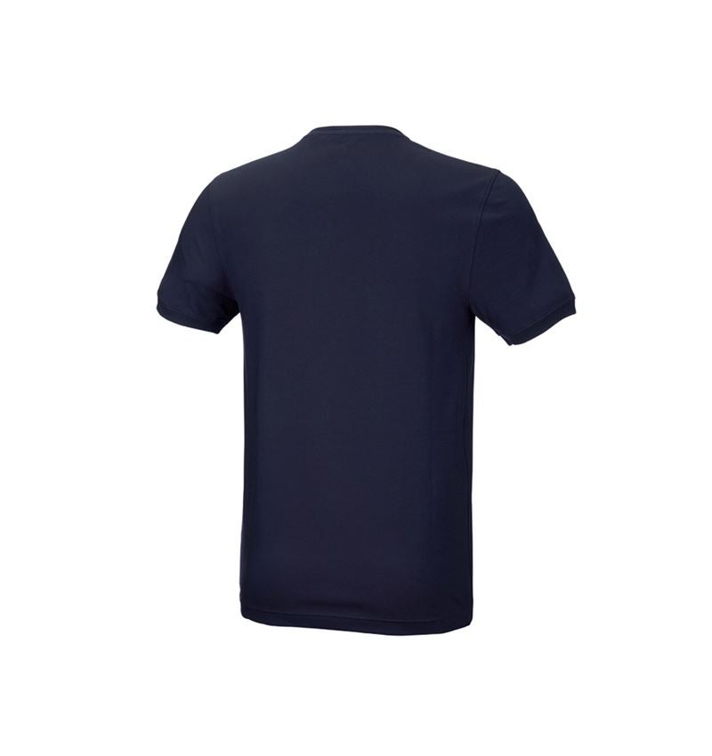 Tričká, pulóvre a košele: Tričko e.s. cotton stretch, slim fit + tmavomodrá 3