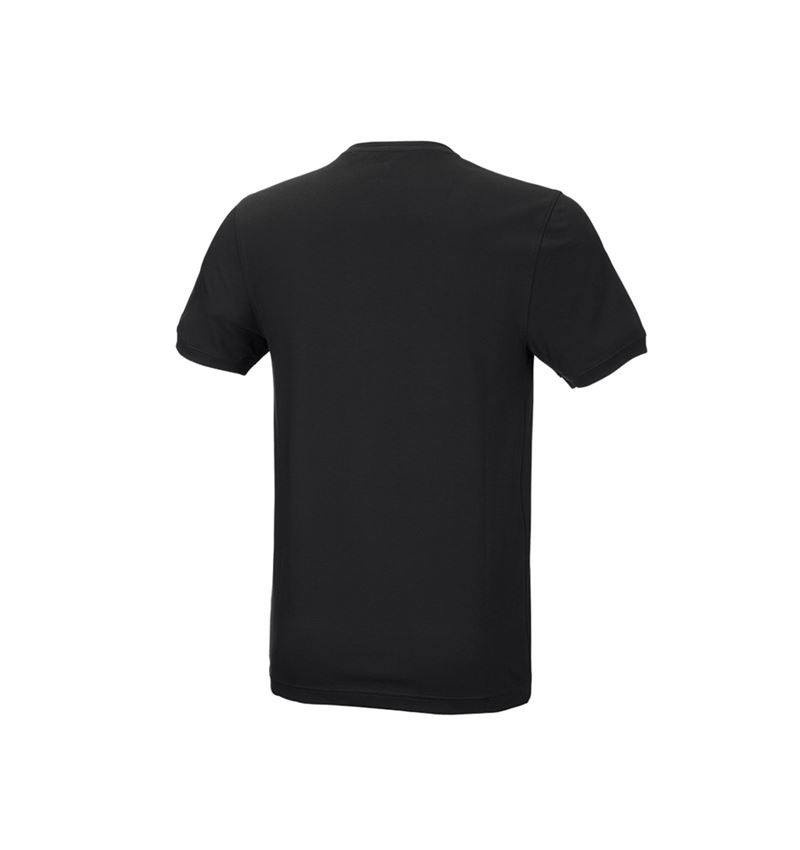 Tričká, pulóvre a košele: Tričko e.s. cotton stretch, slim fit + čierna 3