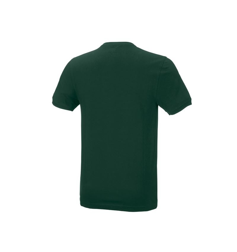 Tričká, pulóvre a košele: Tričko e.s. cotton stretch, slim fit + zelená 3