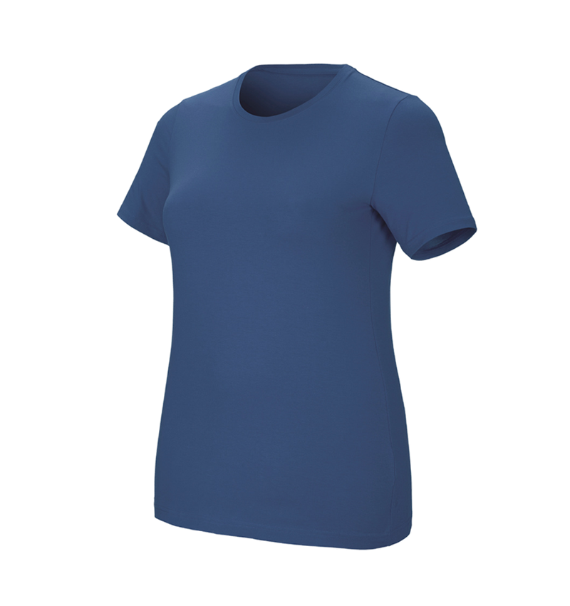 Tričká, pulóvre a košele: Tričko e.s. cotton stretch, dámske, plus fit + kobaltová 2