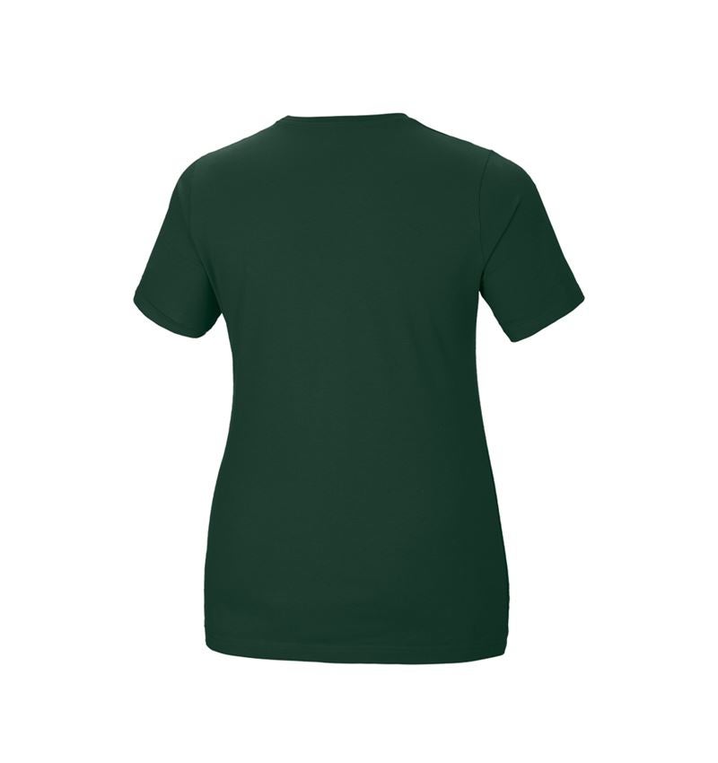Tričká, pulóvre a košele: Tričko e.s. cotton stretch, dámske, plus fit + zelená 3