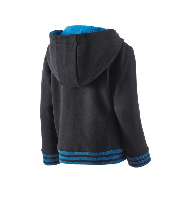 Tričká, pulóvre a košele: Mikina s kapucňou e.s.motion 2020, detská + grafitová/enciánová modrá 2