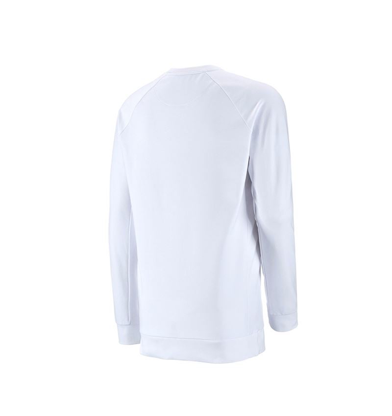 Tričká, pulóvre a košele: Mikina e.s. cotton stretch long fit + biela 3