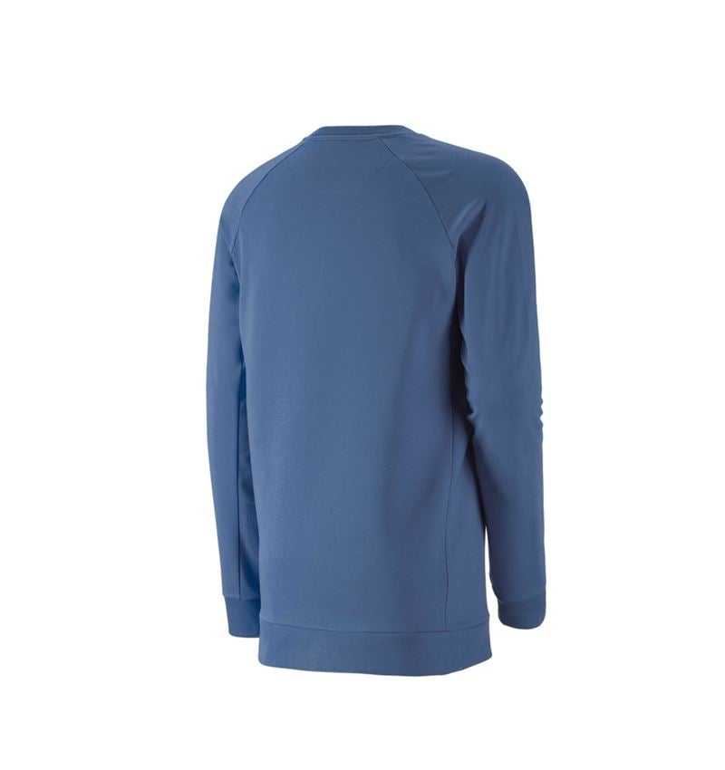 Tričká, pulóvre a košele: Mikina e.s. cotton stretch long fit + kobaltová 3