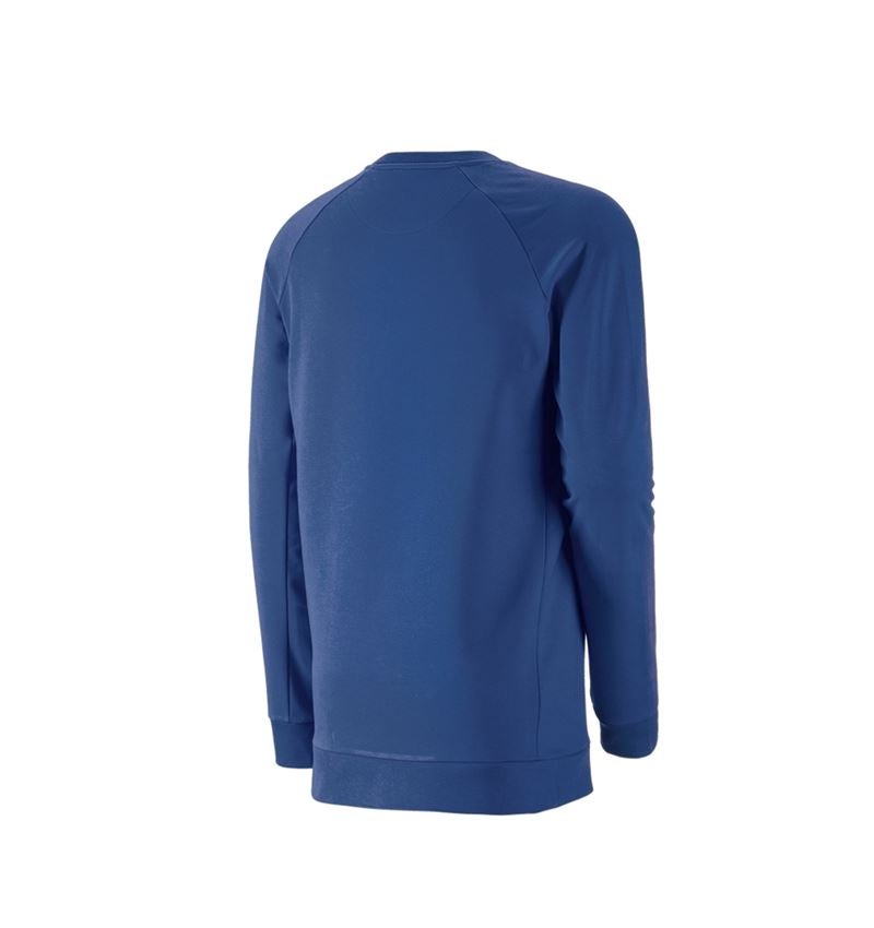 Tričká, pulóvre a košele: Mikina e.s. cotton stretch long fit + alkalická modrá 3