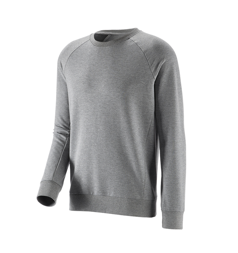 Tričká, pulóvre a košele: Mikina e.s. cotton stretch + sivá melírovaná 2