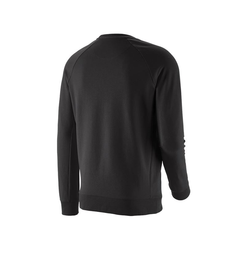 Tričká, pulóvre a košele: Mikina e.s. cotton stretch + čierna 6
